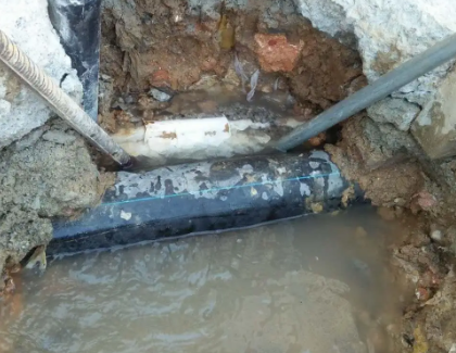 宏伟测漏水之水管漏水